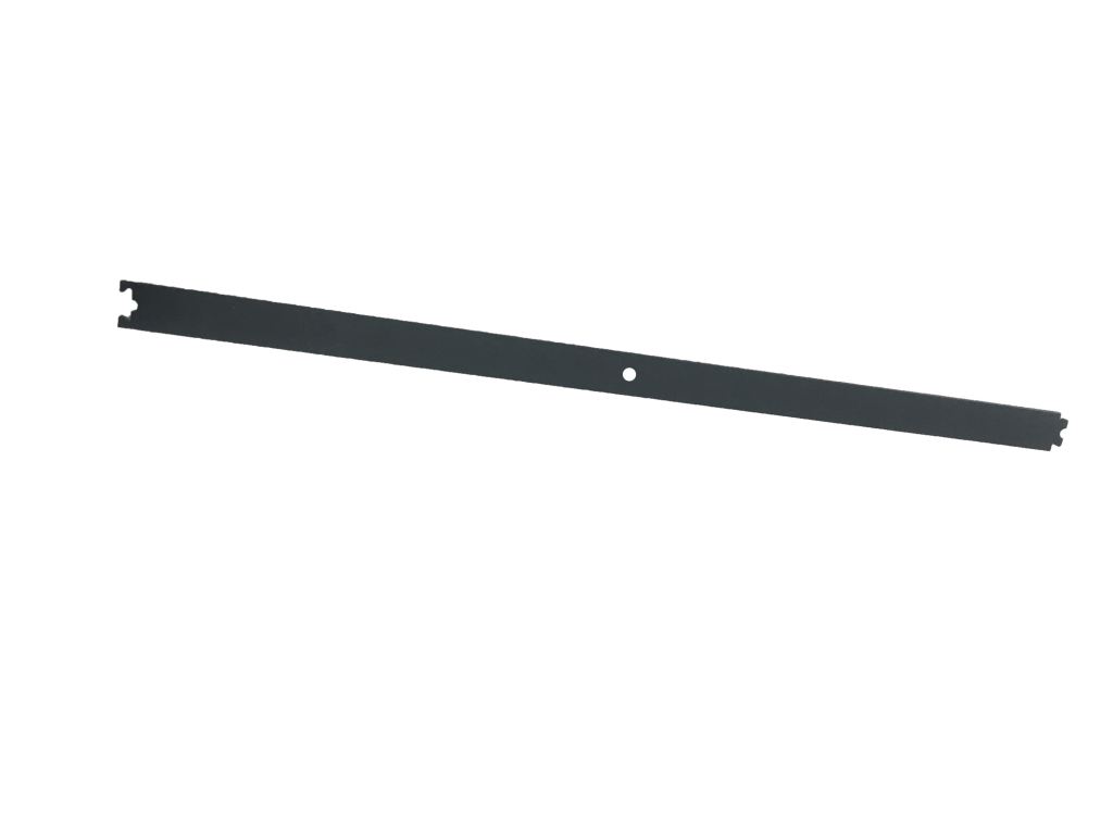 Kolejnice pro SPD systém, pozinkovaná, RAL 9005 matná černá barva, délka 1m